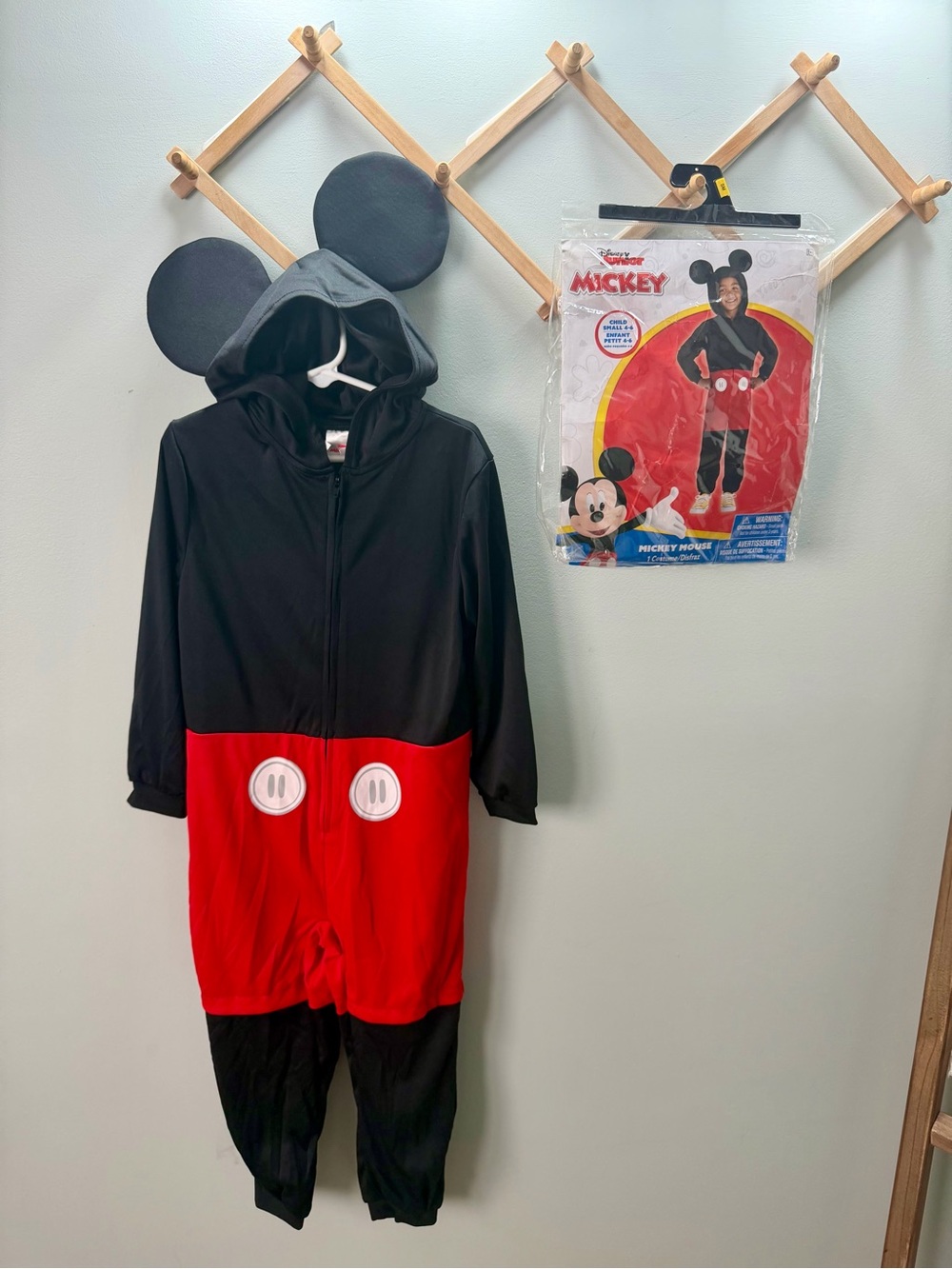 Mickey Mouse Halloween Costume Preschool Size 4-6